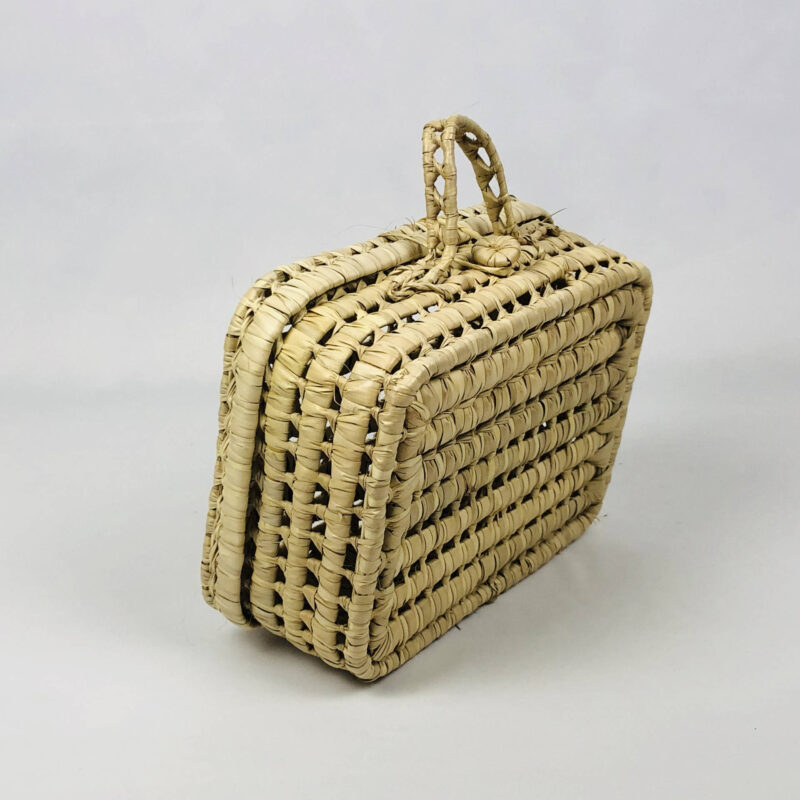 Bambus Koffer Tasche handgefertigt petit Marrakech
