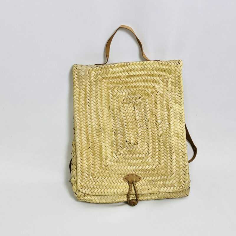 Strohrucksack Naturrucksack Rucksack Strohtasche Strohkorb Tasche Korb handgefertigt petit Marrakech