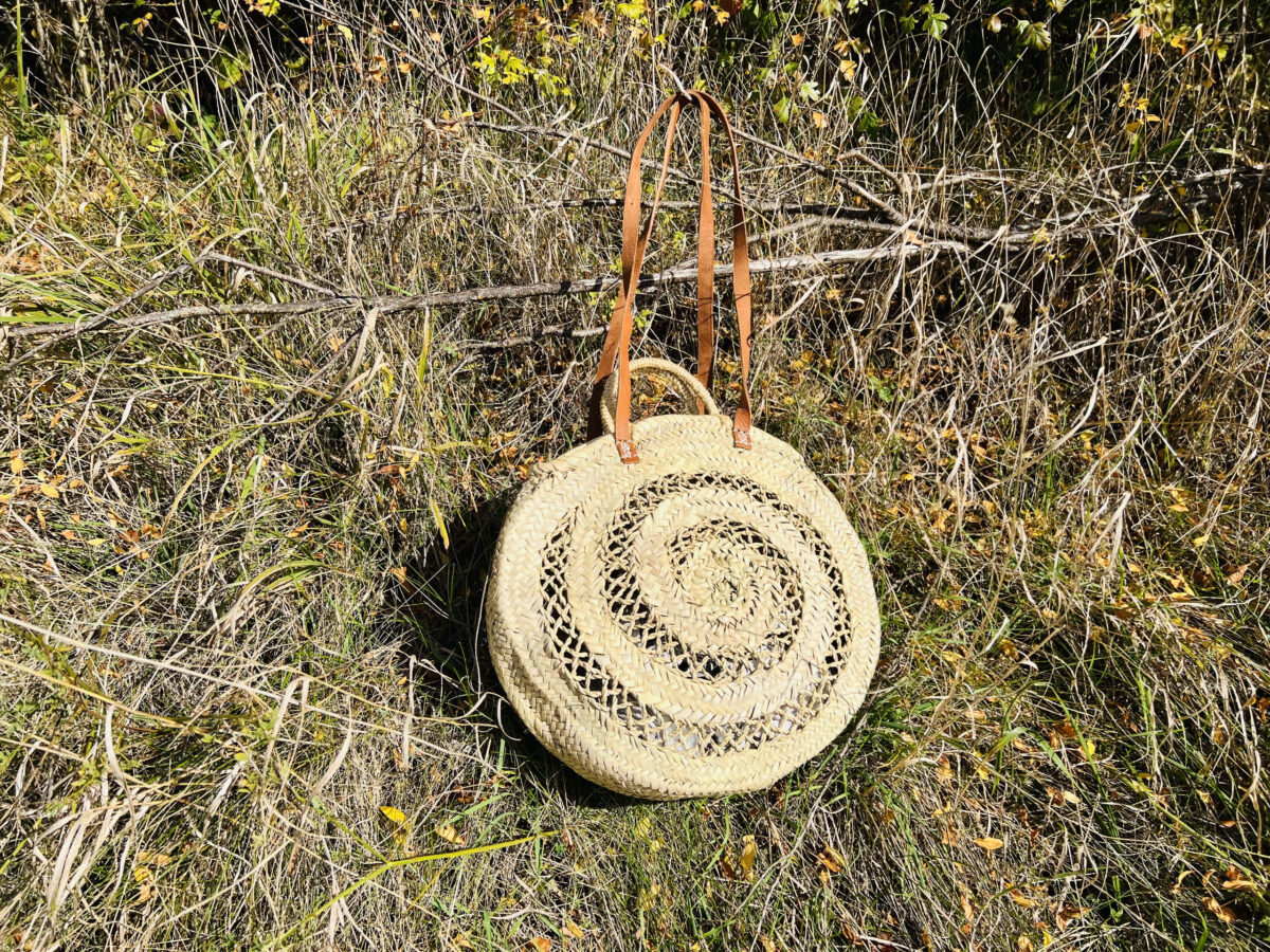 Strohtasche Strohkorb Tasche Korb handgefertigt petit Marrakech