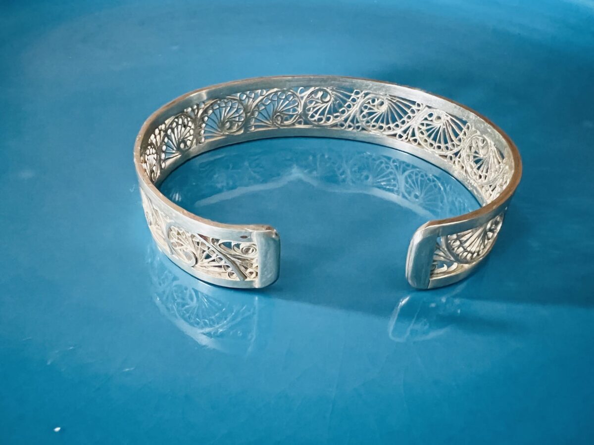 Silber Armreifen aus Marokko Silberschmuck petit Marrakech