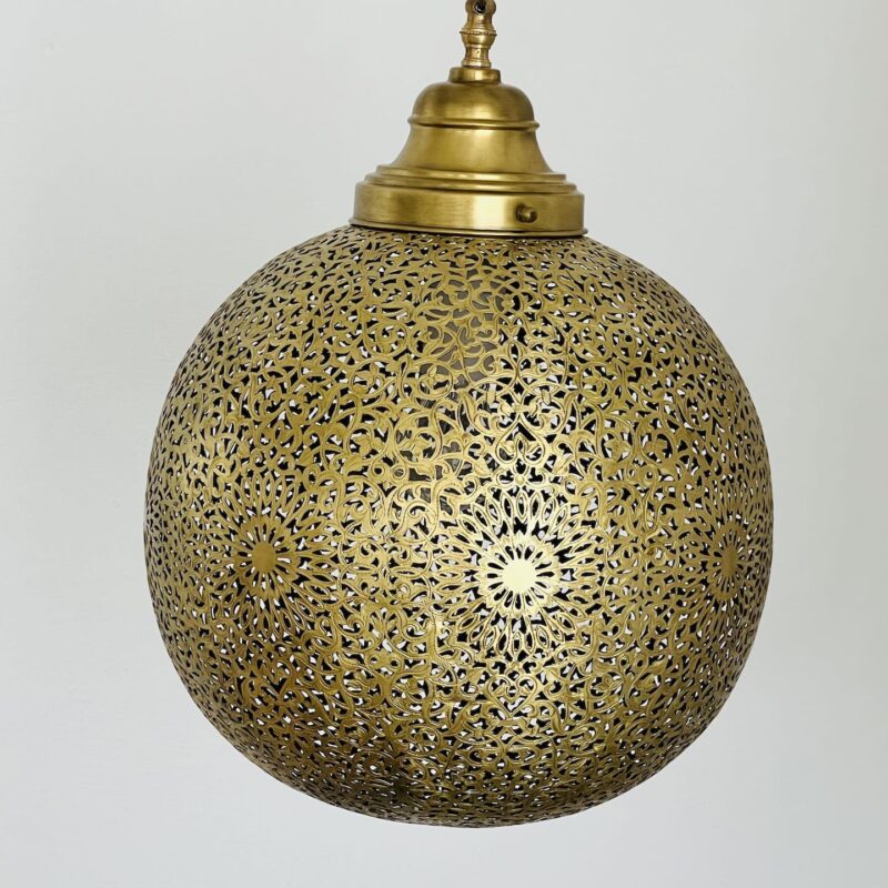 Messinglampe marokkanische Deckenlampe Hängelampe orientalische Lampe Marrakech Lampe petit Marrakech