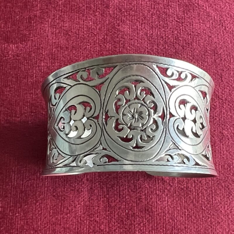 Berber_Armreifen_3 handgefertigter marokkanischer Silberarmreifen