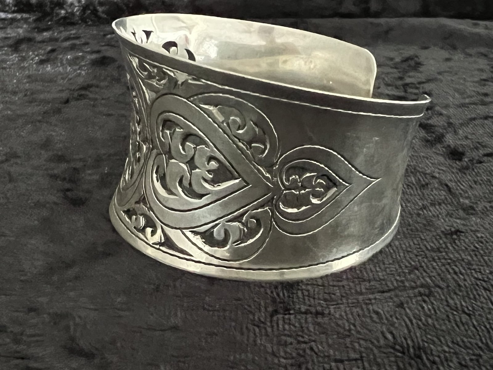 Berber_Armreifen_7 handgefertigter marokkanischer Silberarmreifen