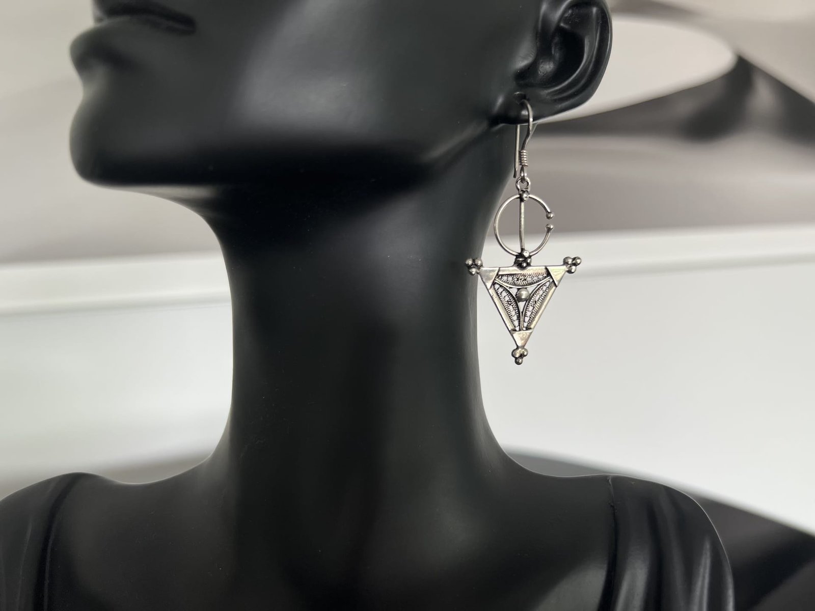 Berber_Kreuz_4 handgefertigte Silber Ohrringe mit Berber Kreuz petit Marrakech
