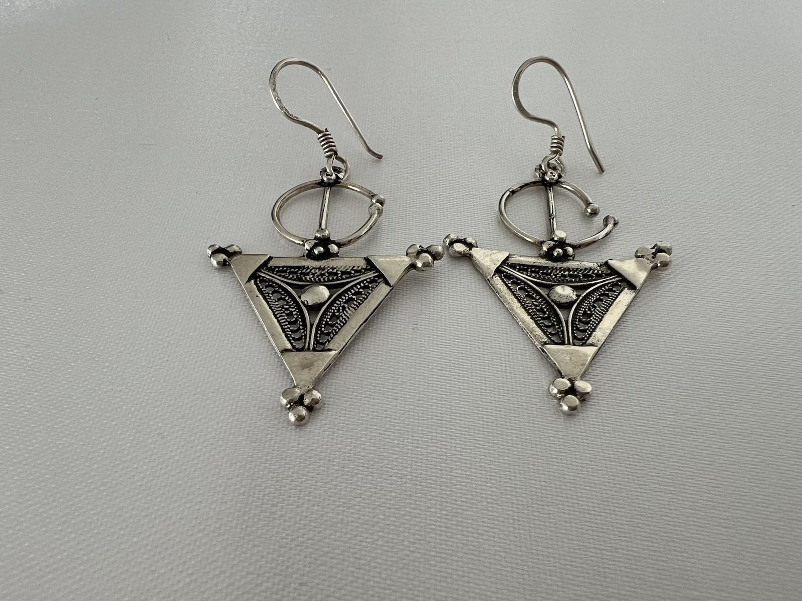 Berber_Kreuz_5 handgefertigte Silber Ohrringe mit Berber Kreuz petit Marrakech