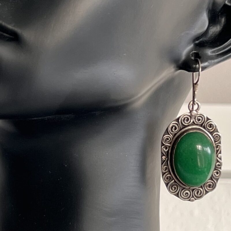 Ohrringe_Berber_Archat_bei_petit_Marrakech_01 handgefertigter Silber Schmuck aus Marokko