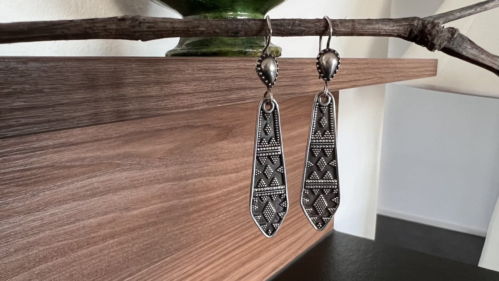 Berber_Ohrringe_01_bei_petit_Marrakech handgefertigter Silber Schmuck aus Marokko