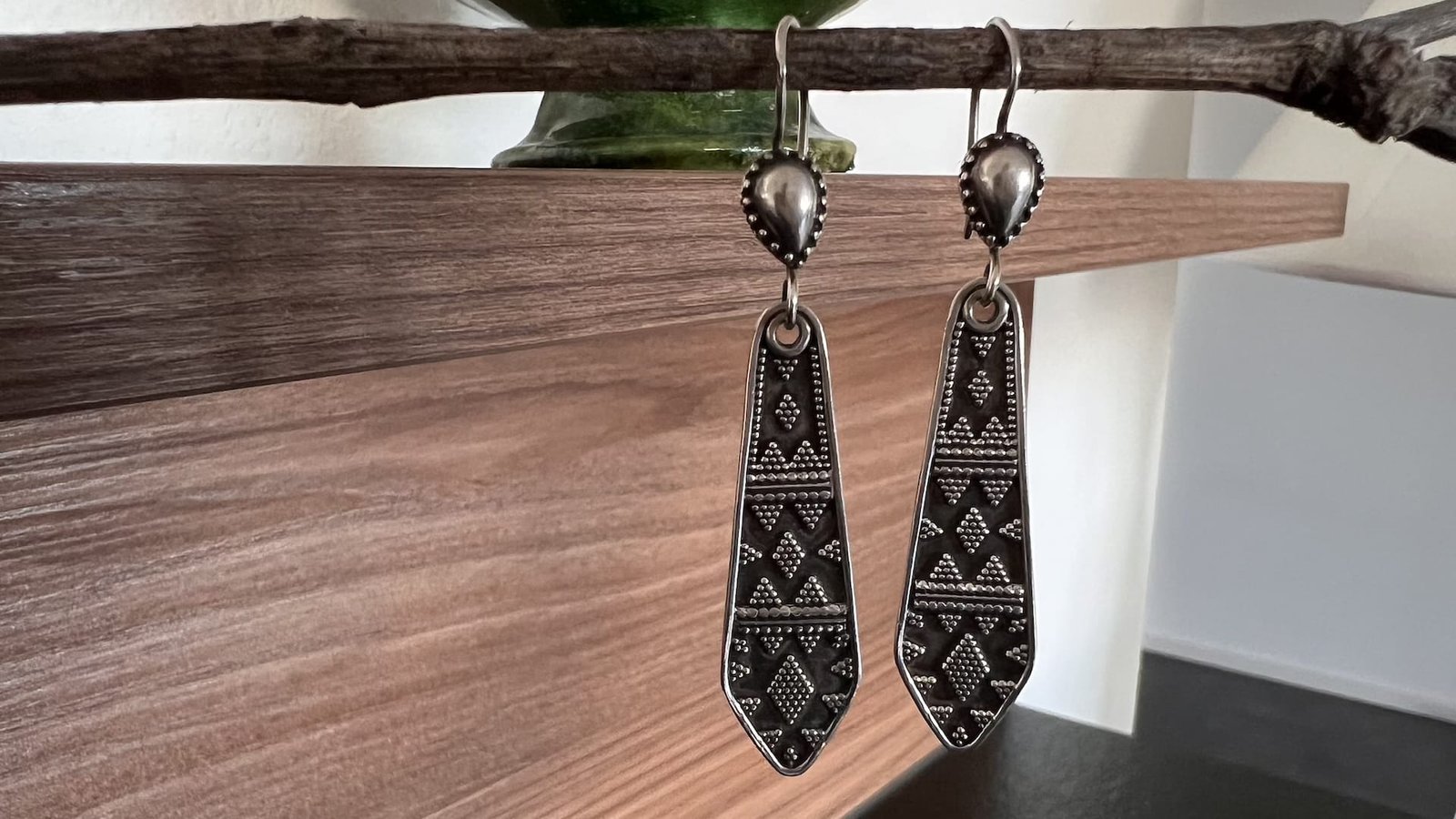 Berber_Ohrringe_02_bei_petit_Marrakech handgefertigter Silber Schmuck aus Marokko